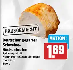 HIT Deutscher gegarter Schweine- Rückenbraten Angebot