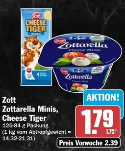 HIT Zott Zottarella Minis, Cheese Tiger Angebot