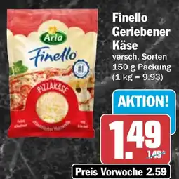 HIT Finello Geriebener Käse Angebot