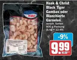 HIT Haak & Christ Black Tiger Gambas oder Blanchierte Garnelen Angebot