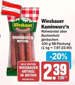 HIT Wiesbauer Kaminwurz'n Angebot