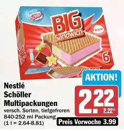 HIT Nestlé Schöller Multipackungen Angebot