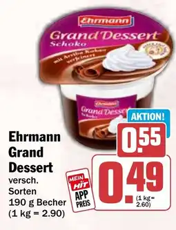 HIT Ehrmann Grand Dessert Angebot