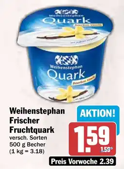 HIT Weihenstephan Frischer Fruchtquark Angebot
