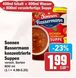 HIT Sonnen Bassermann konzentrierte Suppen Angebot