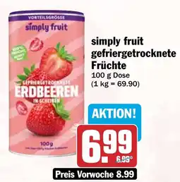HIT simply fruit gefriergetrocknete Früchte Angebot