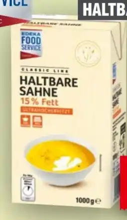 Handelshof Edeka Foodservice Classic Haltbare Sahne Angebot