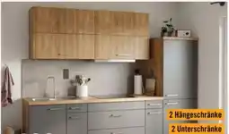 Hornbach Piccante Küchenzeile Anthracite Light Oak Angebot