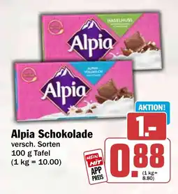 HIT Alpia Schokolade Angebot