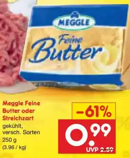Netto Marken-Discount Meggle Feine Butter oder Streichzart Angebot