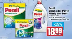 HIT Persil Waschmittel Pulver, Flüssig oder Discs Angebot