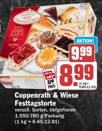 HIT Coppenrath & Wiese Festtagstorte Angebot