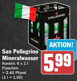 HIT San Pellegrino Mineralwasser Angebot