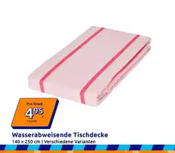 Action Wasserabweisende tischdecke Angebot