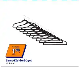 Action Samt-kleiderbügel Angebot