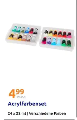 Action Acrylfarben set Angebot
