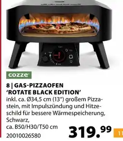 Dehner Cozze gas-pizzaofen rotate black edition Angebot