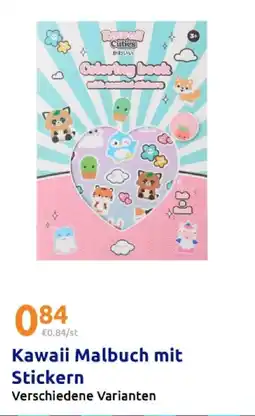 Action Kawaii malbuch mit stickern Angebot
