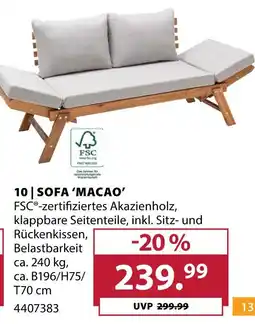 Dehner Sofa 'macao' Angebot