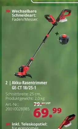 Dehner Akku-rasentrimmer ge-ct 18/25-1 Angebot