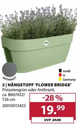 Dehner Hängetopf 'flower bridge' Angebot