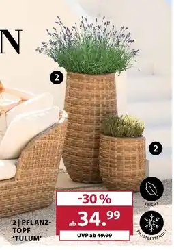 Dehner Pflanztopf tulum Angebot