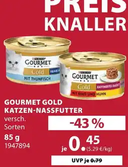 Dehner Gourmet katzen-nassfutter Angebot
