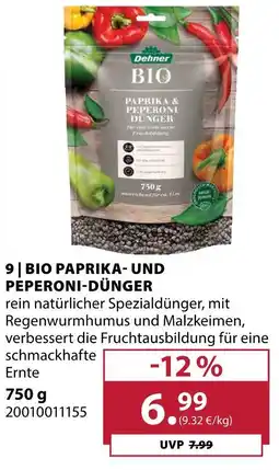 Dehner Dehner bio paprika- und peperoni-dünger Angebot