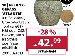 Dehner Pflanzgefäss atlantis Angebot