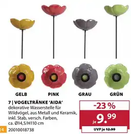 Dehner Vogeltränke aida Angebot