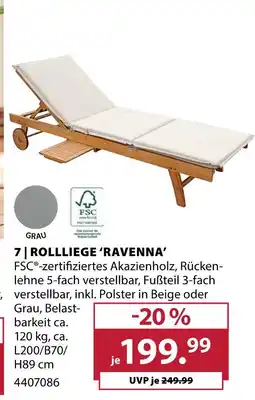 Dehner Rollliege 'ravenna' Angebot