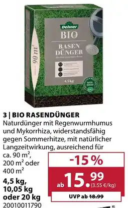 Dehner Dehner bio rasendünger Angebot