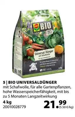 Dehner Compo bio universaldünger Angebot