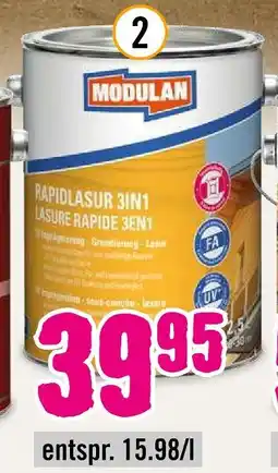 Hornbach Modulan rapidlasur 3in1 Angebot
