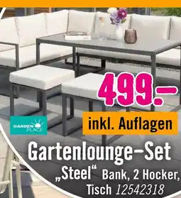 Hornbach Garden place gartenlounge-set „steel“ Angebot