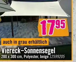 Hornbach Viereck-sonnensegel Angebot