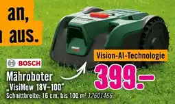 Hornbach Bosch mähroboter visimow 18v-100 Angebot
