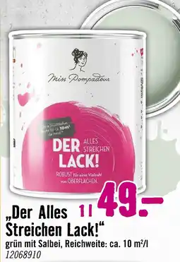 Hornbach Miss pompadour der alles streichen lack! Angebot
