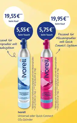 dm drogerie Ivorell universal zylinder Angebot
