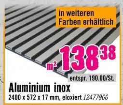 Hornbach Aluminium inox Angebot