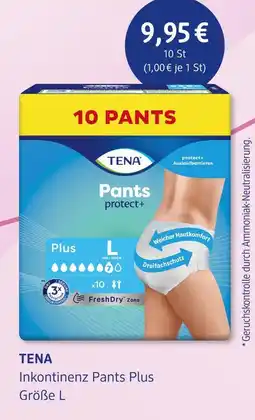 dm drogerie Tena inkontinenz pants plus Angebot