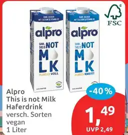 Budni Alpro this is not milk haferdrink Angebot