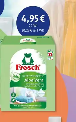 dm drogerie Frosch sensitiv-waschpulver aloe vera Angebot