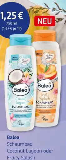 dm drogerie Balea schaumbad Angebot