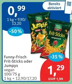 Budni Funny-frisch frit-sticks oder jumpys Angebot
