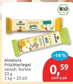 Budni Alnatura fruchtriegel Angebot