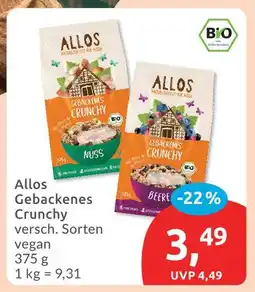 Budni Allos gebackenes crunchy Angebot