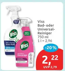 Budni Viss bad- oder universal-reiniger Angebot
