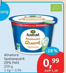 Budni Alnatura speisequark 20% fett Angebot