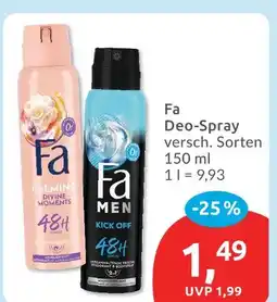 Budni Fa deo-spray Angebot